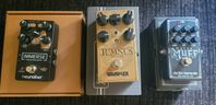Wampler/Neunaber/EHX-pedaler