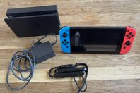 Nintendo Switch, 6 spel, transportväska