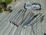 Golfklubbor + Golfbag.
