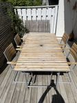 Matbord och 4 stolar, IKEA