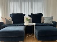 Soffa Sofia (ILVA) Midnight Blue (sammet)