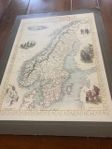 Gamla bilder på kartor