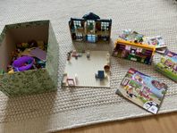 Blandad låda med Lego
