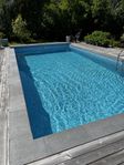 Stensarg till pool 4x8
