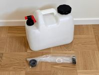 Vattendunk 15 liter med kran och bärhandtag