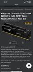 Kingston 32GB (2x16GB) DDR5 5200MHz CL36 FURY Beast