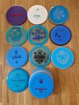 Discgolf - blandade discar