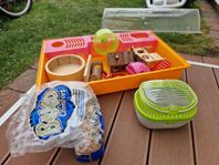 Bur och leksaker till hamster