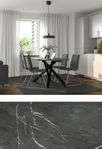 Snygg matgrupp med 4 stolar – IKEA