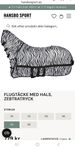 Flugtäcke häst