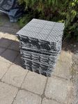 Plastplattor/golv till balkong