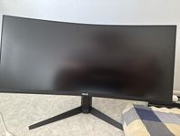 34 tums gaming skärm