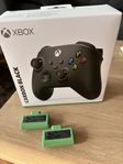 Helt ny Xbox kontroll + 2 Charge Kit