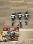 Lego ninjago 2259 plus 2 motorcyklar 