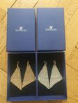 Swarovski crystal earrings gold and silver 4000kr 