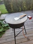 Muurikka stekhäll set 58 cm utan gasolflaska