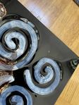 Stort fyrkantigt fat