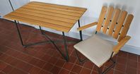 Trädgårdsmöbler / balkongmöbler, elgrill.