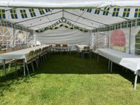 Partytält 5x8m