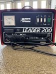 Leader 200 batteriladdare med starthjälp 12-24V