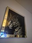 tavla 80×80 samt pedistal i Spegel 