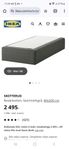 säng skotterud ikea resår 80×200 cm 