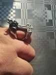 Viking Skull Adjustable Ring 