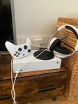 Xbox series s med hörlurar