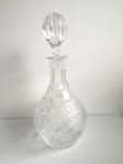 glas karaff med kork vintage      Mycket bra skick