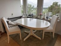 Ikea Ingatorp köksbord med 4 stolar