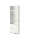 IKEA BRIMNES Bokhylla med lådor