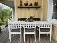 IKEA ängsö bord m 6 stoler