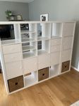 2 Kallax hyllor vita IKEA