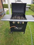 Gasolgrill med gasolflaskor