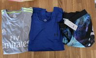 Real Madrid t-shirt, Under Armour tränings t-shirt, Reebok