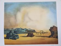 Salvador Dalí med Original Signature