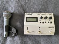 Shure beta 58A + Boss Ve-500