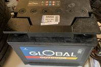 Global fritidsbatteri 80 ah. 