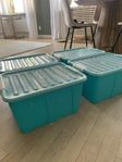 Förvaringslådor plast 30-liter