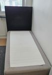 Ikea Skårer Resårbotten, Fast/mörkbeige 90x200