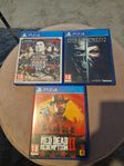 ps4 spel - kolla priset i beskrivningen