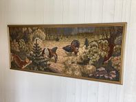 Tavla, vävd gobeläng