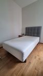 Säng 120cm inklusive sänggavel