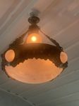 Alice Nordin taklampa. jugendstil 