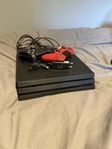 PS4 Pro 1TB med två kontroller