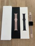 Apple watch serie 7 med rosa Nike band 41 mm