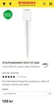 15 st Jordankare 71x71x750mm, Stolpfundament Jabo vit