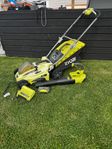 Ryobi gräsklippare + lövblås 36V