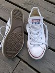 Converse låga vita stl 35