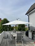 Parasoll Vitt 3 meter
